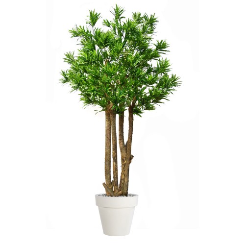 Planta semi-artificiala Ila, Dracaena Reflexa Exotica Green - 280 cm